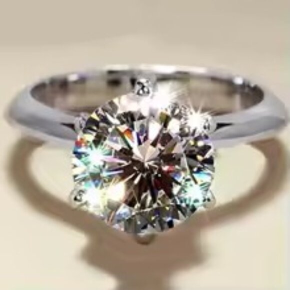 1 Carat Lab Diamond Ring Size 8 NWT